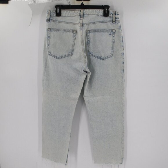 Rag & Bone Jeans Womens 30 Nina High Rise Shorty Cigarette Raw Mica Button Fly - Picture 4 of 13